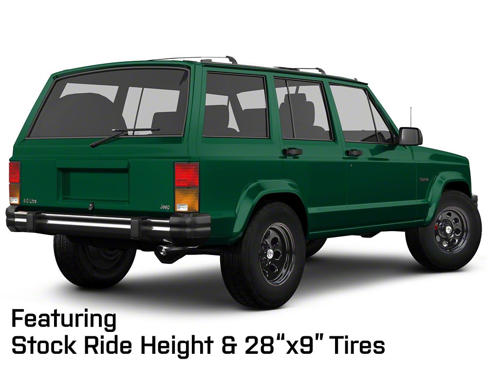 Mammoth 8 Black Wagon Wheel Edition Steel Wheel; 15x8; -19mm Offset (84-01 Jeep Cherokee XJ)