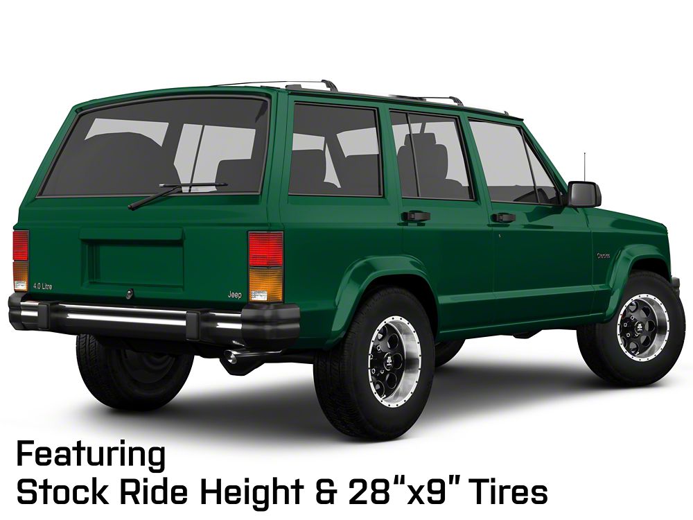 Mammoth 8 Simulated Beadlock Style Black Wheel; 15x8; -19mm Offset (84-01 Jeep Cherokee XJ)