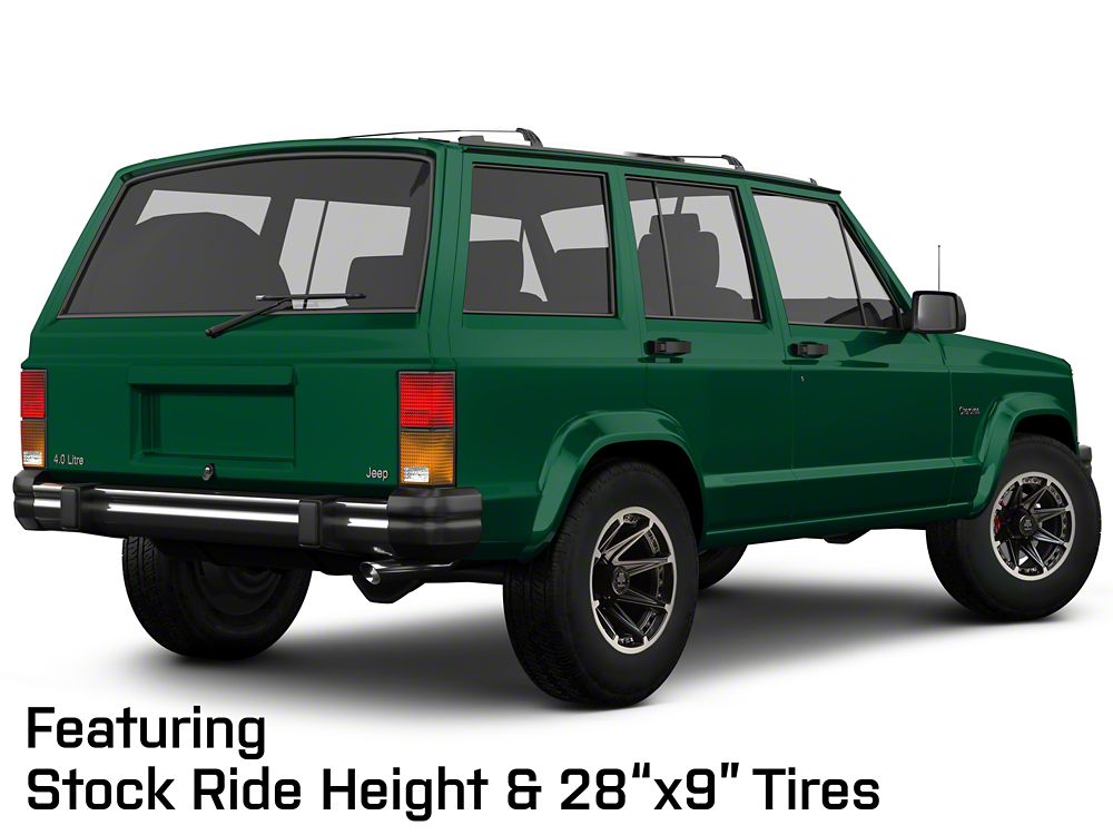 Mammoth Type 88 Black Wheel; 15x8; -19mm Offset (84-01 Jeep Cherokee XJ)