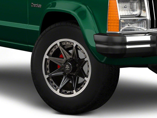 Mammoth Type 88 Black Wheel; 16x8; 0mm Offset (84-01 Jeep Cherokee XJ)