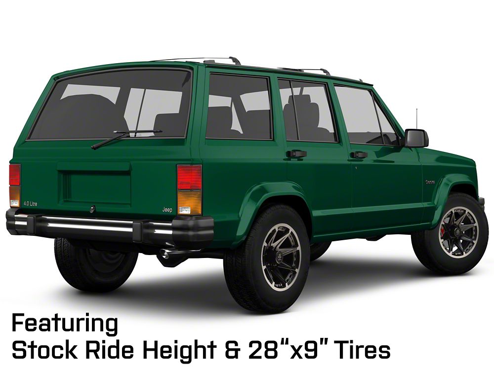 Mammoth Type 88 Black Wheel; 16x8; 0mm Offset (84-01 Jeep Cherokee XJ)