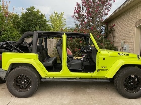 Mammoth Vader Simulated Beadlock Matte Black Wheel; 18x9; -6mm Offset (07-18 Jeep Wrangler JK)