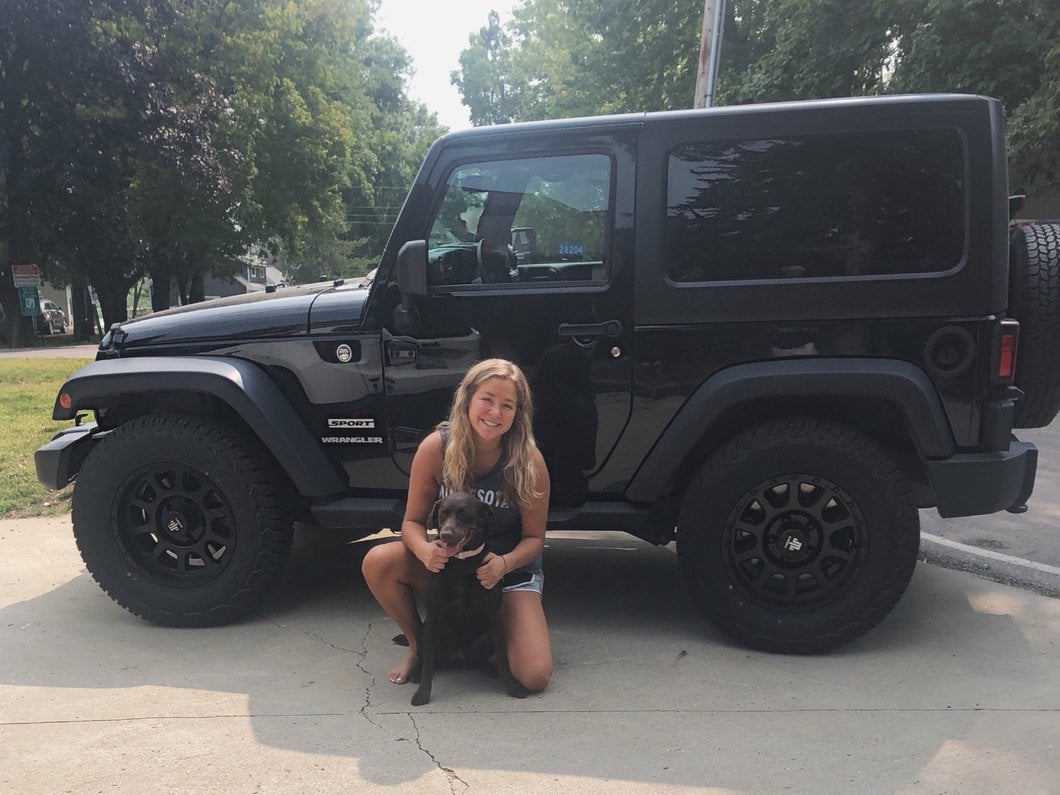 Mammoth 10 Hole Matte Black Wheel; 16x8; 0mm Offset (07-18 Jeep Wrangler JK)