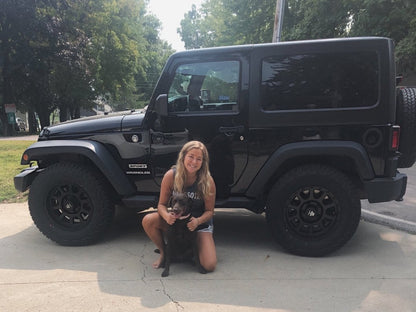 Mammoth 10 Hole Matte Black Wheel; 16x8; 0mm Offset (07-18 Jeep Wrangler JK)