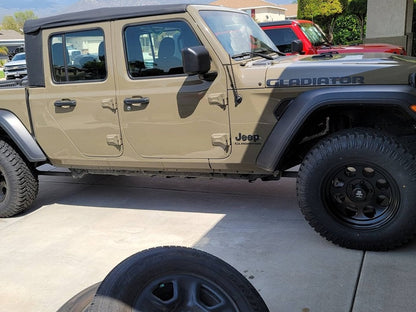 Mammoth 8 Aluminum Matte Black Wheel; 17x9; -6mm Offset (20-25 Jeep Gladiator JT)