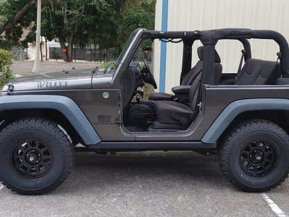 Mammoth 10 Hole Matte Black Wheel; 16x8; 0mm Offset (07-18 Jeep Wrangler JK)