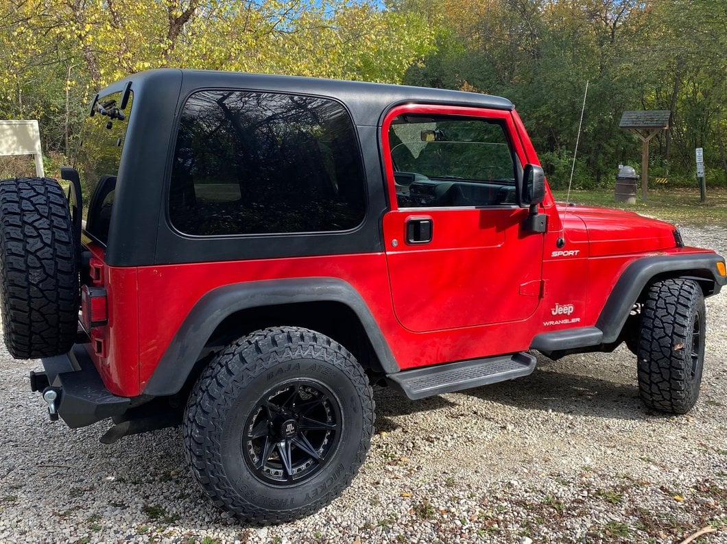 Mammoth Type 88 Matte Black Wheel; 15x8; -20mm Offset (97-06 Jeep Wrangler TJ)