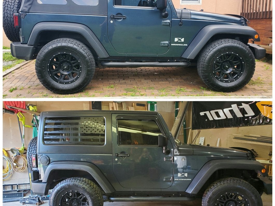 Mammoth 2.5-Inch Front / 2-Inch Rear Lift Kit (07-18 Jeep Wrangler JK)