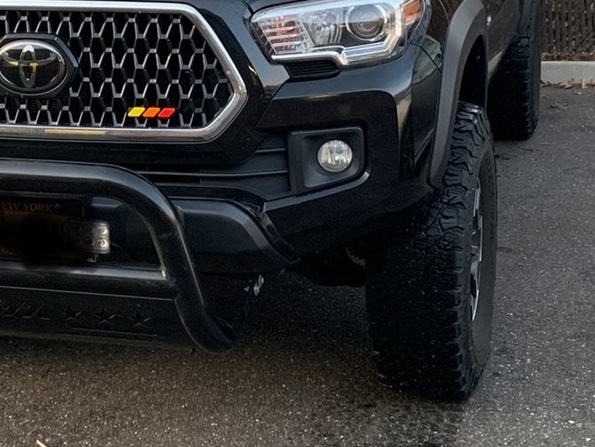 Mammoth 2-Inch Billet 6-Lug Wheel Spacers; Black (05-15 Tacoma Pre Runner; 05-15 4WD Tacoma; 16-23 Tacoma)