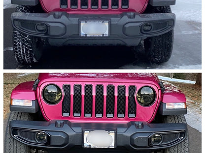 Mammoth 2-Inch Billet Wheel Spacers; Black (18-25 Jeep Wrangler JL)