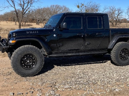 Mammoth General Matte Black Wheel; 17x9; -6mm Offset (20-25 Jeep Gladiator JT)