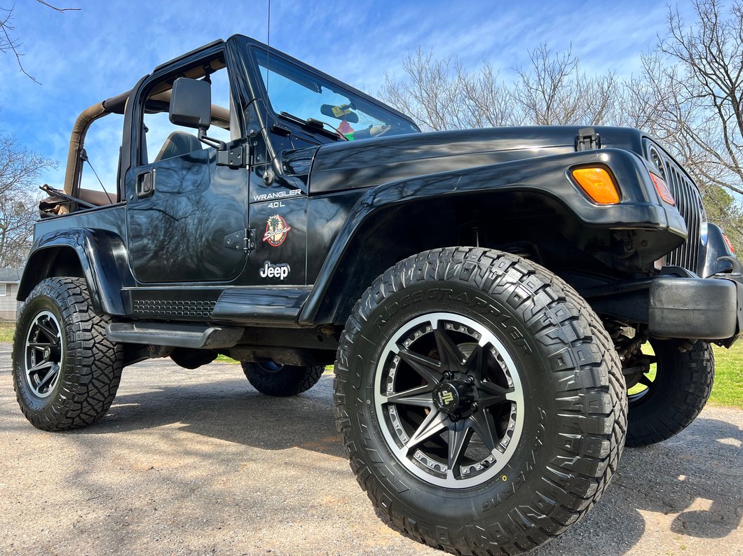 Mammoth Type 88 Black Wheel; 16x8; 0mm Offset (97-06 Jeep Wrangler TJ)
