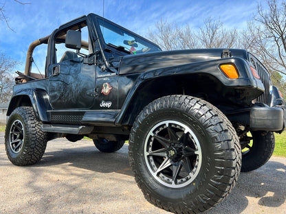 Mammoth Type 88 Black Wheel; 16x8; 0mm Offset (97-06 Jeep Wrangler TJ)