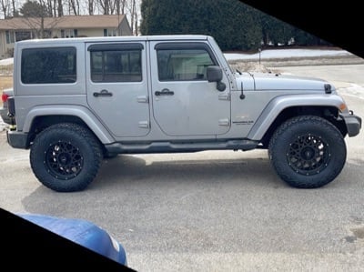 Mammoth 2.50-Inch Suspension Lift Kit with Shocks (07-18 Jeep Wrangler JK)