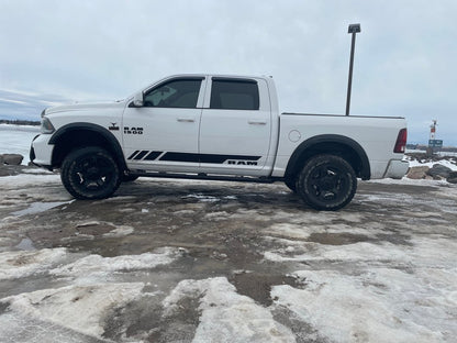 RAM Licensed by Mammoth 3-Inch Front / 1.50-Inch Rear Leveling Kit (06-18 4WD RAM 1500 w/o Air Ride, Excluding Mega Cab)