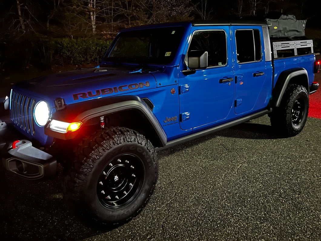 Mammoth General Matte Black Wheel; 17x9; -6mm Offset (20-25 Jeep Gladiator JT)