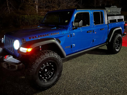 Mammoth General Matte Black Wheel; 17x9; -6mm Offset (20-25 Jeep Gladiator JT)