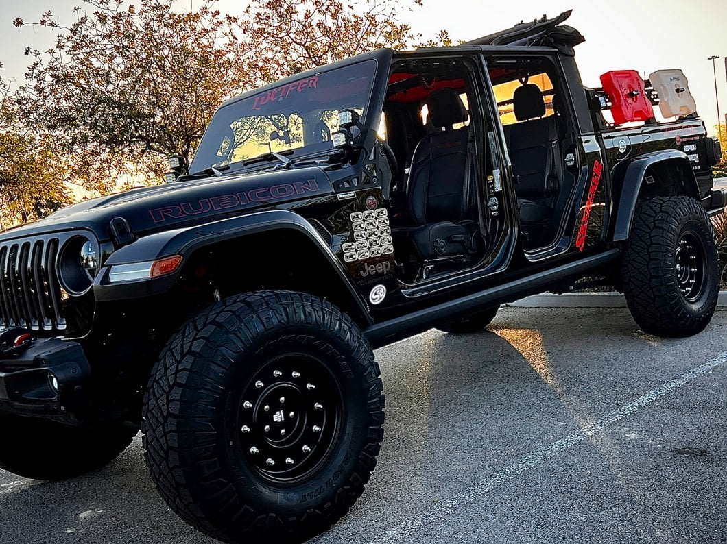 Mammoth General Matte Black Wheel; 17x9; -6mm Offset (20-25 Jeep Gladiator JT)