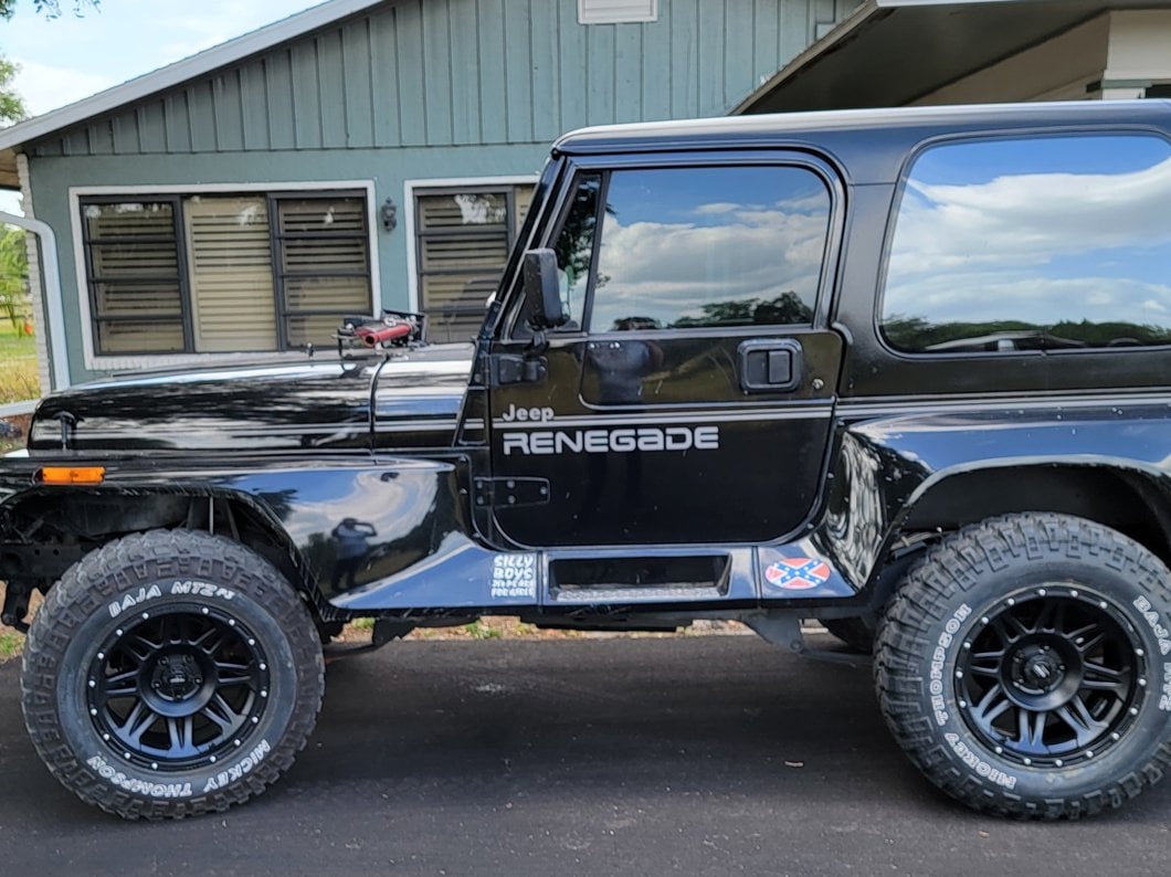 Mammoth Type 88 Matte Black Wheel; 15x8; -20mm Offset (87-95 Jeep Wrangler YJ)