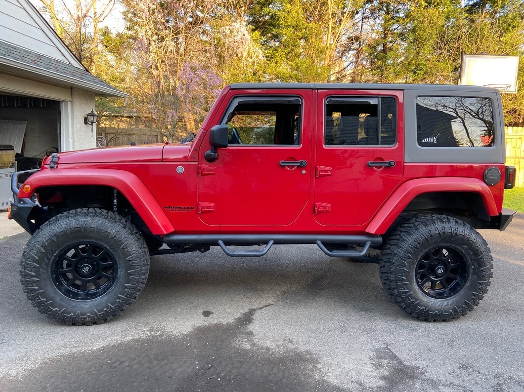 Mammoth 10 Hole Matte Black Wheel; 17x9; -6mm Offset (07-18 Jeep Wrangler JK)