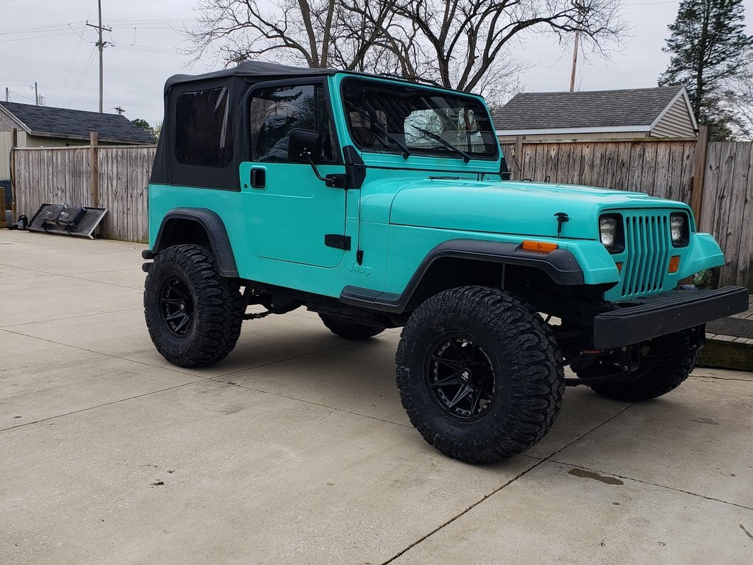 Mammoth Type 88 Matte Black Wheel; 15x8; -20mm Offset (87-95 Jeep Wrangler YJ)