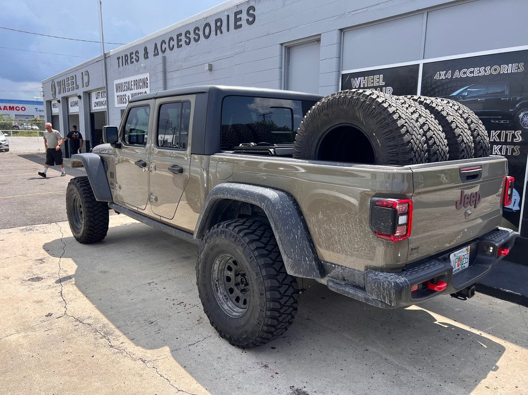 Mammoth D Window Matte Black Steel Wheel; 17x9; -6mm Offset (20-25 Jeep Gladiator JT)