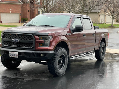 Mammoth Split 6 Beadlock Satin Black 6-Lug Wheel; 18x9; 12mm Offset (15-20 F-150)