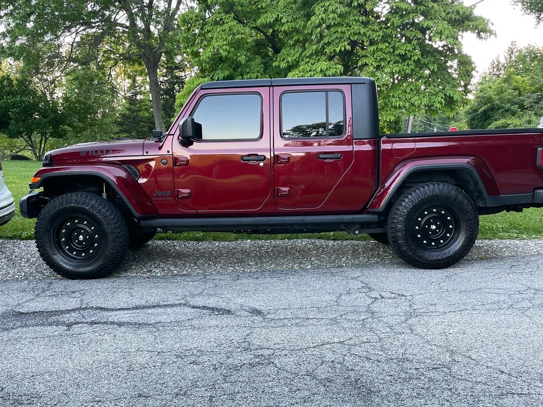 Mammoth General Matte Black Wheel; 17x9; -6mm Offset (20-25 Jeep Gladiator JT)