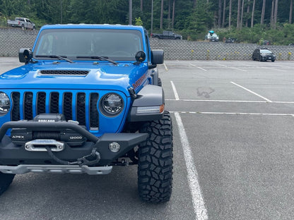 Mammoth Type 88 Matte Black Wheel; 17x9; -6mm Offset (20-25 Jeep Gladiator JT)