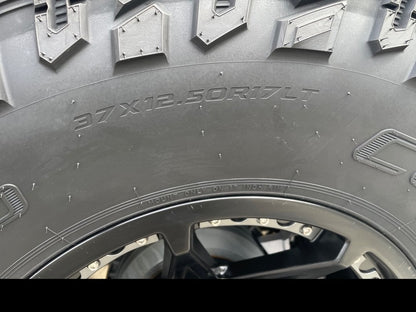 Mammoth Type 88 Matte Black Wheel; 17x9; -6mm Offset (20-25 Jeep Gladiator JT)