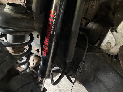 Mammoth Monotube Trail Series Front and Rear Shocks for 0 to 2-Inch Lift (07-18 Jeep Wrangler JK)