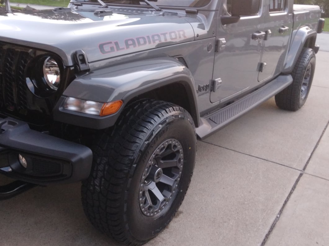 Mammoth Synister Charcoal Wheel; 17x9; -6mm Offset (20-25 Jeep Gladiator JT)
