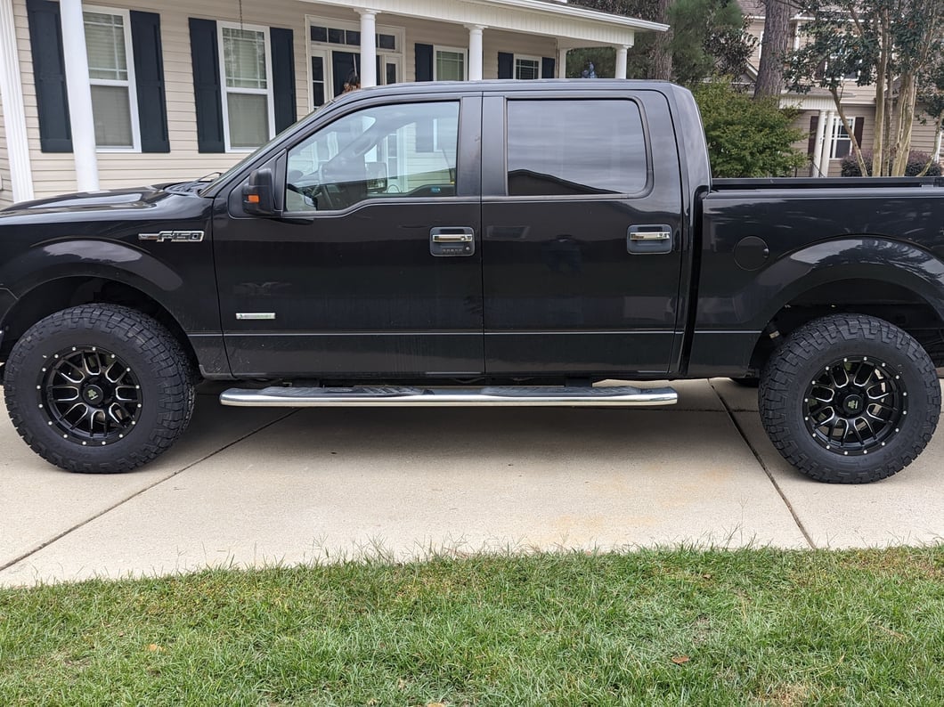 Mammoth Beadlock Mesh Matte Black Machined 6-Lug Wheel; 18x9; -12mm Offset (09-14 F-150)