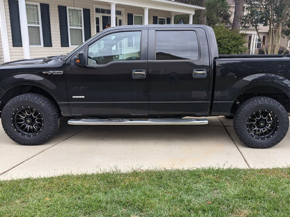 Mammoth Beadlock Mesh Matte Black Machined 6-Lug Wheel; 18x9; -12mm Offset (09-14 F-150)