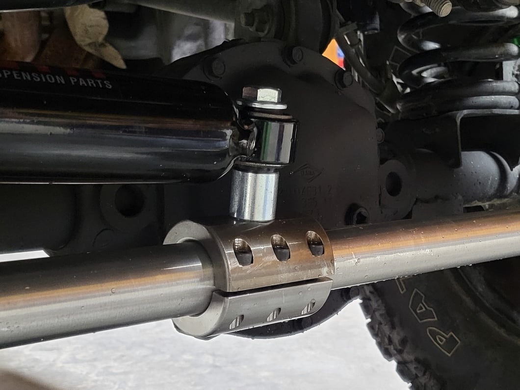 Mammoth Monotube Trail Series Steering Stabilizer (07-18 Jeep Wrangler JK)