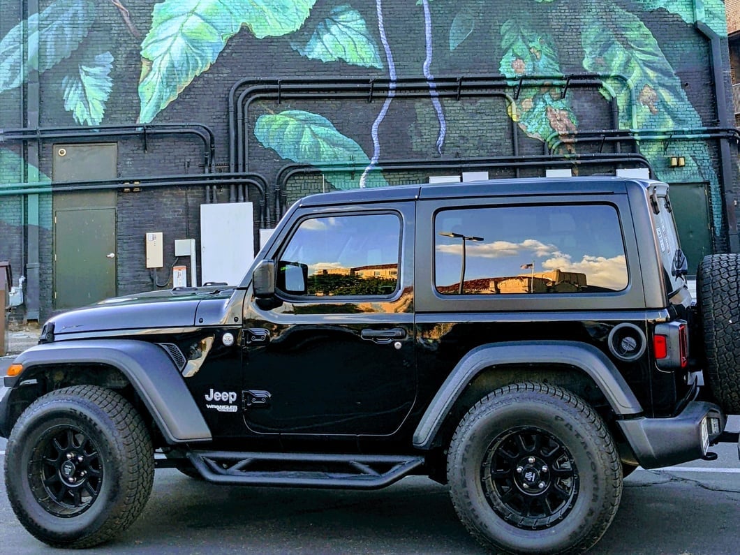 Mammoth 10 Hole Matte Black Wheel; 17x9; -6mm Offset (18-25 Jeep Wrangler JL)