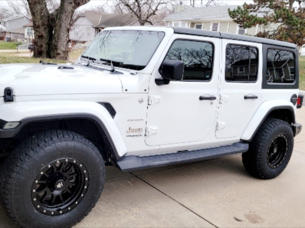 Mammoth 12 Hole Simulated Simulated Beadlock Matte Black Wheel; 17x9; -6mm Offset (18-25 Jeep Wrangler JL)