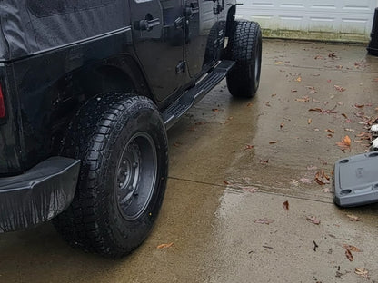 Mammoth Militant Charcoal Wheel; 17x9.5; -12mm Offset (07-18 Jeep Wrangler JK)