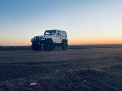 Mammoth 8 Steel Matte Black Wheel; 15x8; -19mm Offset (97-06 Jeep Wrangler TJ)