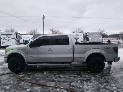 Mammoth Split-8 Beadlock Matte Black 6-Lug Wheel; 17x9; -6mm Offset (09-14 F-150)