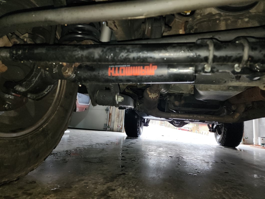 Mammoth Monotube Trail Series Steering Stabilizer (07-18 Jeep Wrangler JK)