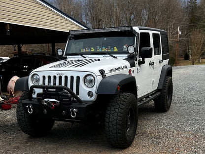 Jeep Licensed by Mammoth 3-Inch Front / 3-Inch Rear Full Lift Kit with Shock Extenders (07-18 Jeep Wrangler JK)