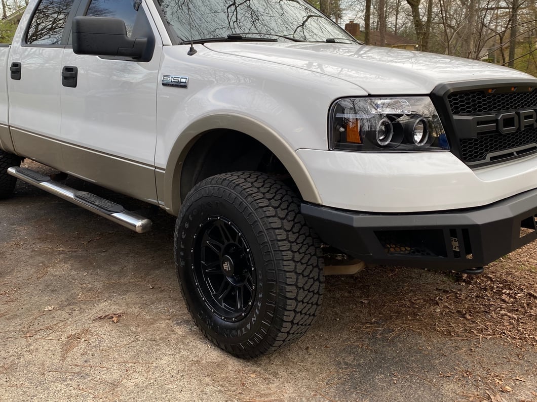 Mammoth Split 8 Beadlock Matte Black 6-Lug Wheel; 17x9; -6mm Offset (04-08 F-150)