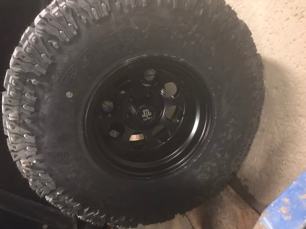 Mammoth 8 Aluminum Matte Black Wheel; 15x10; -44mm Offset (97-06 Jeep Wrangler TJ)