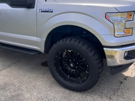 Mammoth Approach Matte Black 6-Lug Wheel; 20x10; -24mm Offset (15-20 F-150)