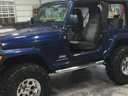Mammoth 8 Aluminum Polished Wheel; 15x10; -44mm Offset (97-06 Jeep Wrangler TJ)
