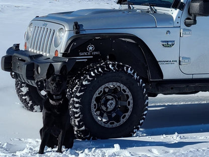 Mammoth Synister Charcoal Wheel; 17x9; -6mm Offset (07-18 Jeep Wrangler JK)