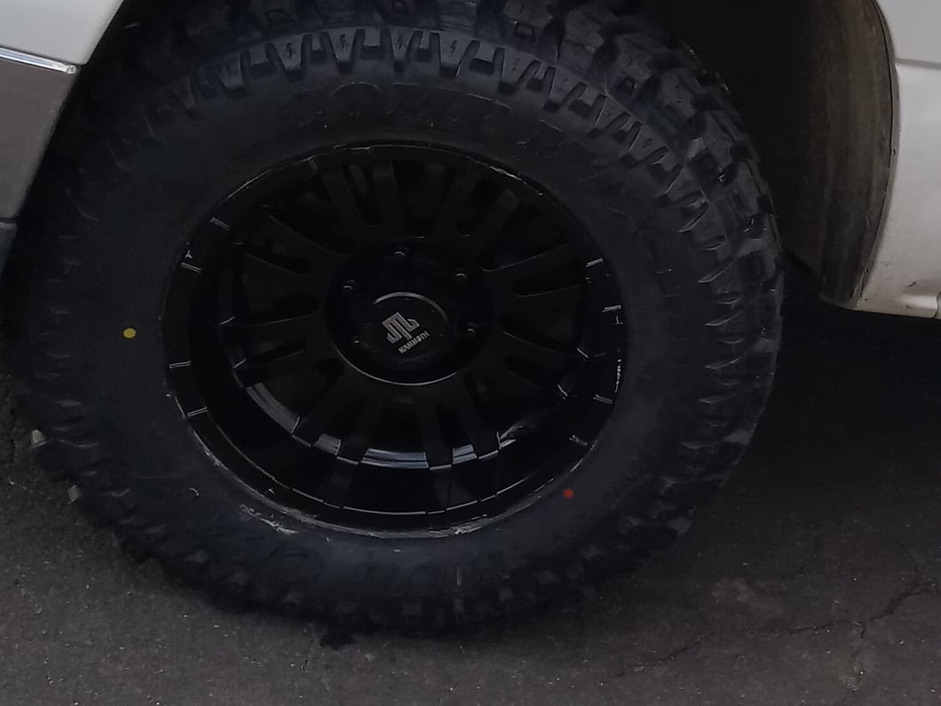 Mammoth Krawler Satin Black 6-Lug Wheel; 17x9; -12mm Offset (99-06 Silverado 1500)