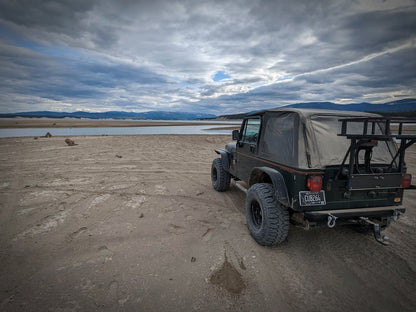 Mammoth 8 Aluminum Matte Black Wheel; 15x10; -44mm Offset (87-95 Jeep Wrangler YJ)