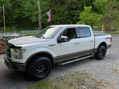 Mammoth Beadlock Mesh Matte Black Machined 6-Lug Wheel; 18x9; -12mm Offset (15-20 F-150)